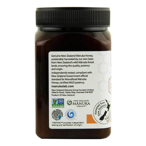 Miere de Manuka MANUKA LAB, MGO 300+ Noua Zeelanda, 500 g, naturala